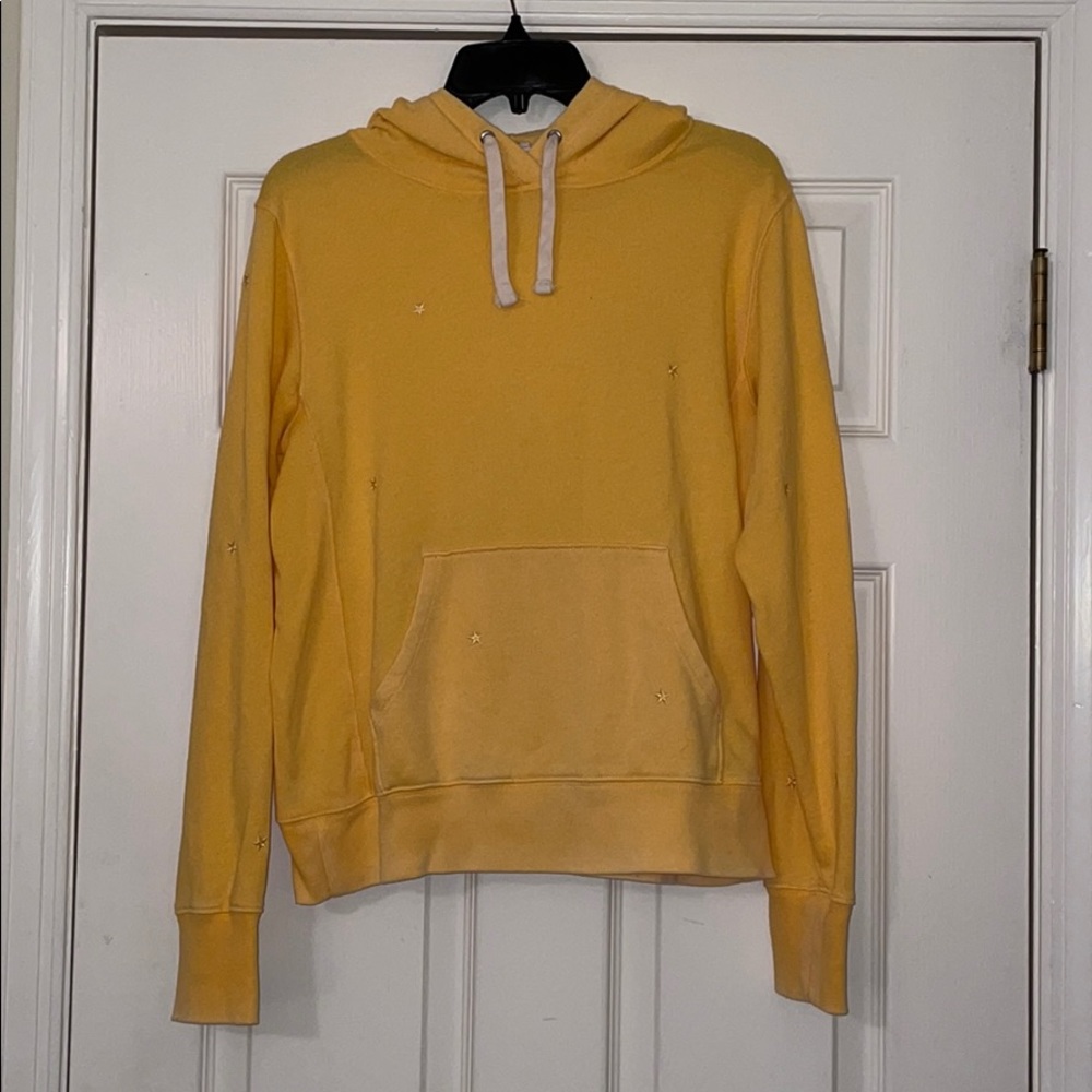 Yellow GAP star embroidered hoodie